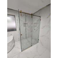 Frameless L Shape Sliding Door